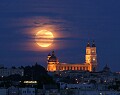 Moonrise over St. Ingatius Church
