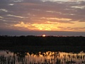 Mike Aronson: Sunset over the Okefenokee Swamp